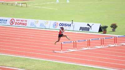 Bizarre blunder! missing hurdle forces solo rerun, Harshitha misses final