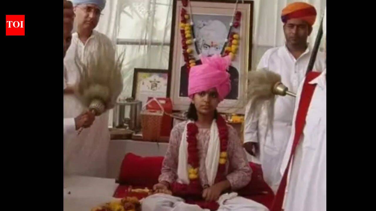 Pink turban, blood tilak, and a historic first: Meet 13-year-old Tejaswi Kumari Jodha, the girl who rewrote a Rajput tradition