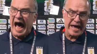 Watch: Uruguay coach Marcelo Bielsa loses cool after 2026 FIFA World Cup exit