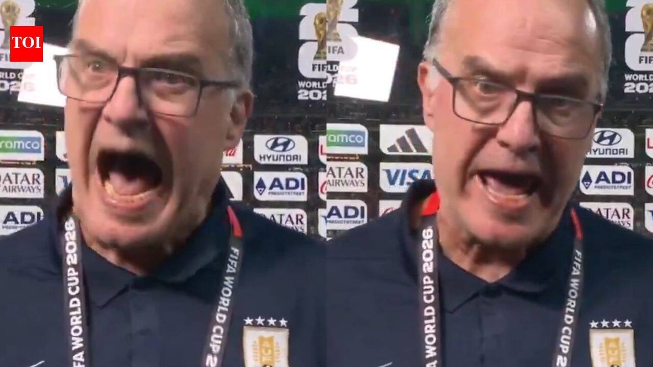 Watch: Uruguay coach Bielsa loses cool after FIFA World Cup 2026 exit