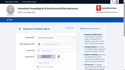 CCMT 2026 round 3 seat allotment result out at ccmt.admissions.nic.in: Direct link to download here
