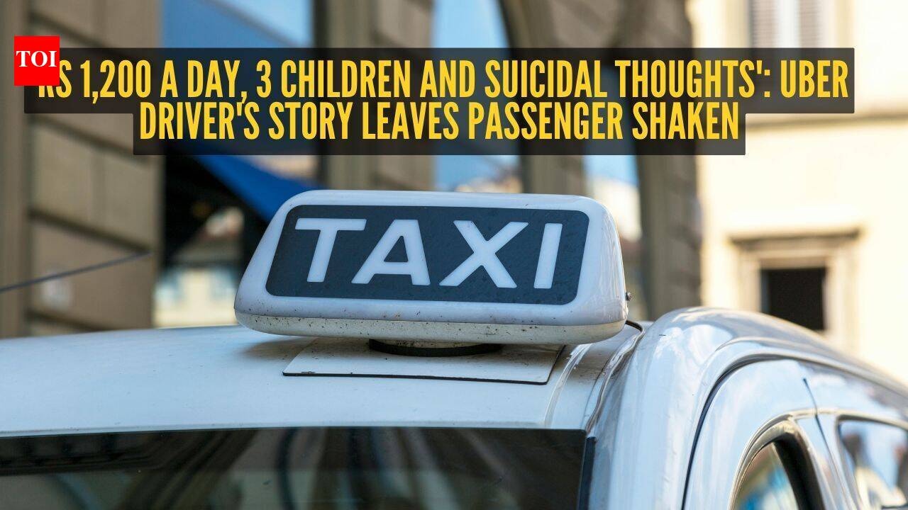 'Rs 1,200 a day, 3 children and suicidal thoughts': Uber driver's story leaves passenger shaken
