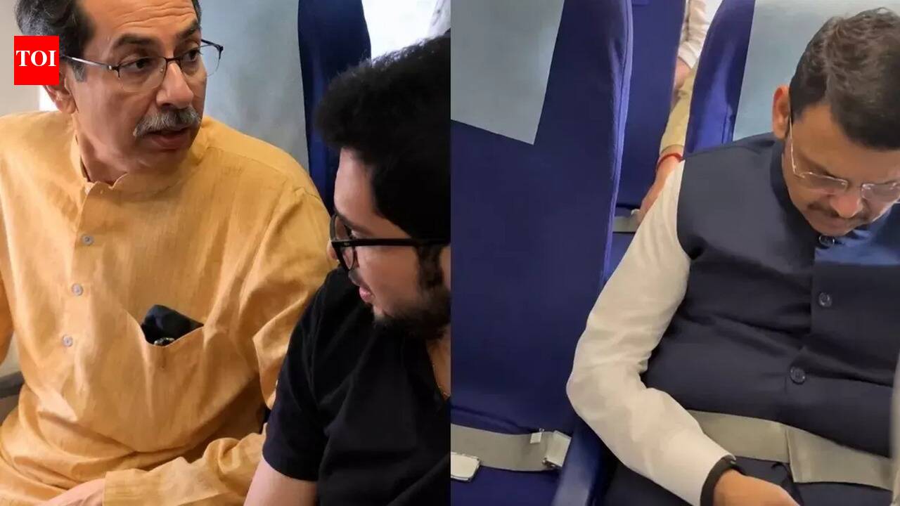 Fadnavis, Uddhav Share Flight Amid Shiv...