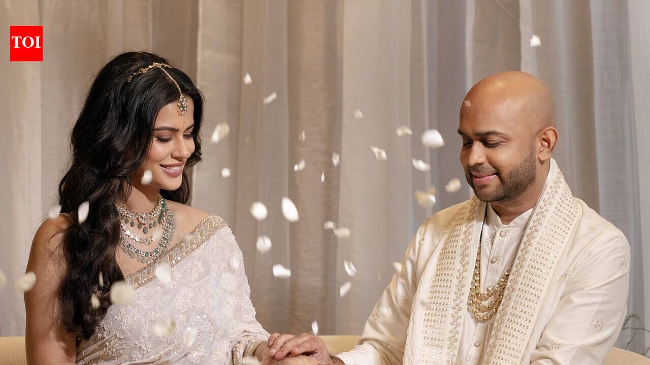 Sharmiela Mandre, Sudhan Sundaram get engaged in an intimate Bengaluru ceremony