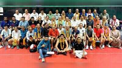 Shuttlers over 70 years of age feted at RD Baheti Memorial Jaipur District Open Badminton Championship; Rakshit Rewar wins U-11 boys singles; Mehul-Himaksh triumph in U-11 boys doubles