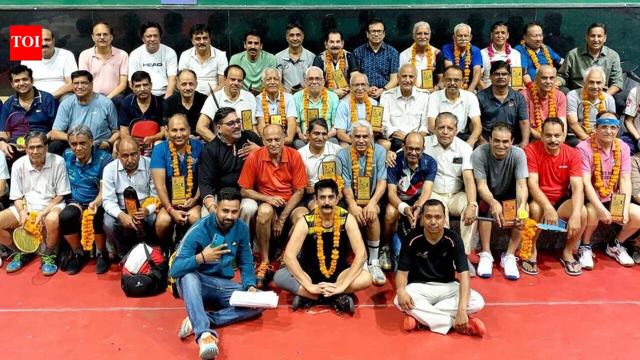 Shuttlers over 70 years of age feted at RD Baheti Memorial Jaipur District Open Badminton Championship; Rakshit Rewar wins U-11 boys singles; Mehul-Himaksh triumph in U-11 boys doubles