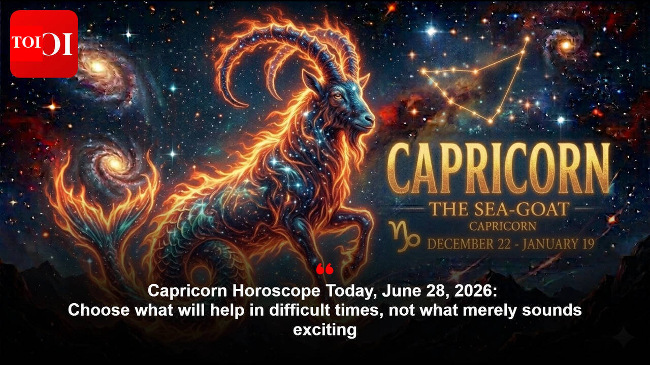 Capricorn Horoscope Today, June 28, 2026: Choose what will help in difficult times, not what merely sounds exciting