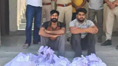 Couple among 3 arrested in Rs 55 crore heroin seizure in Rajasthan linked to Pakistan drone smuggling