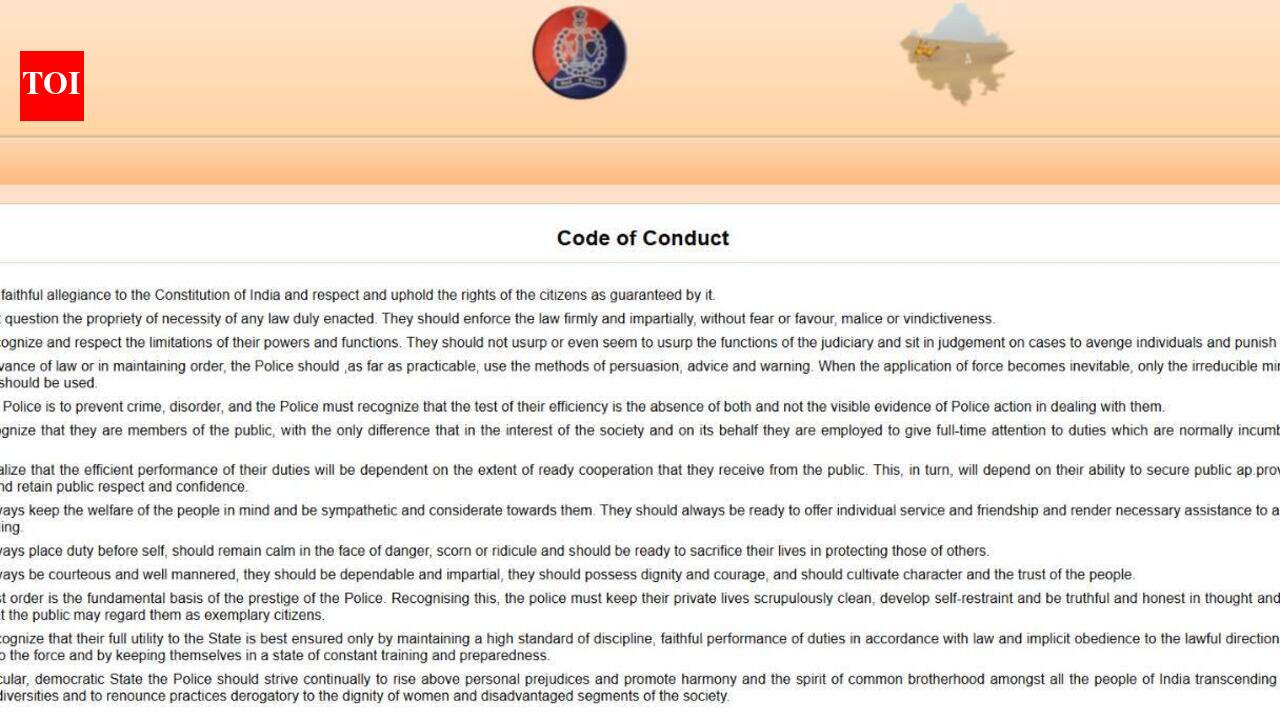 Courtesy in rulebook, controversy on the streets, Raj police’s own code under scanner