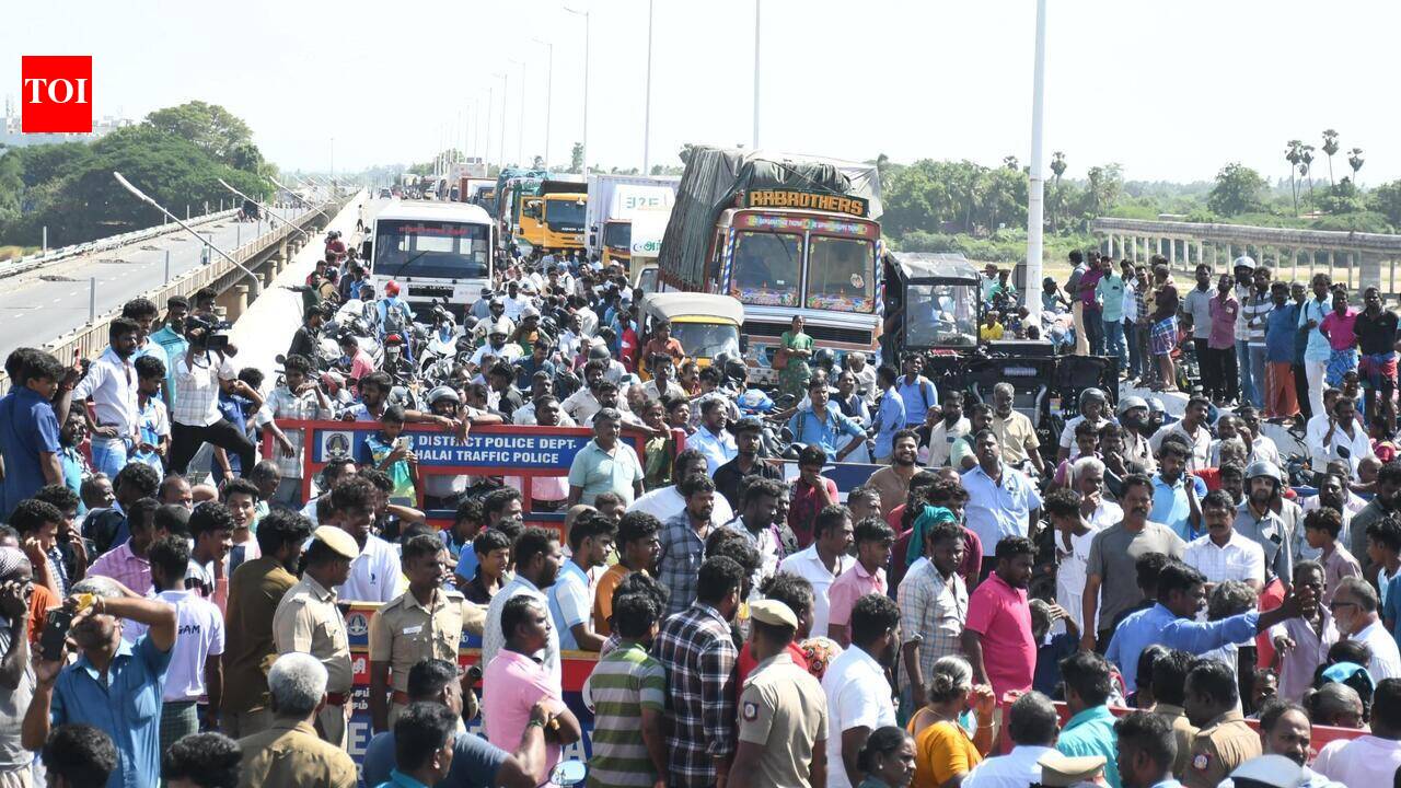 Highway blockade over underpass demand worsens Trichy traffic chaos