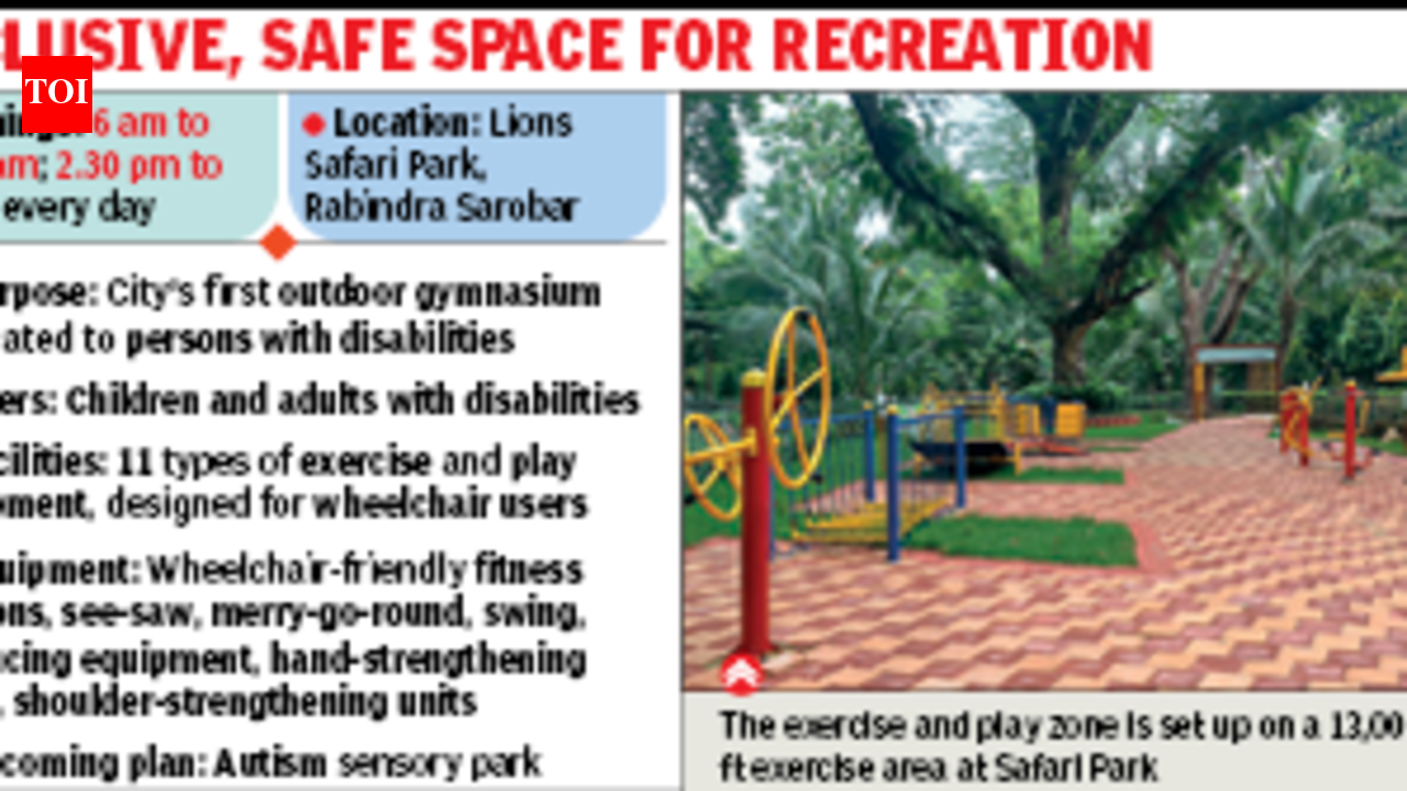 Kol’s first open-air outdoor gym forthe disabled comes up at Safari Park