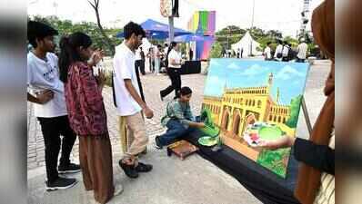 Creativity ripples with Gomti flow at Riverfront art event