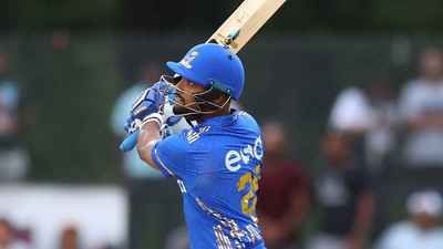 MI New York crush LA Knight Riders by 41 runs as Nicholas Pooran shines, Romario Shepherd creates MLC history