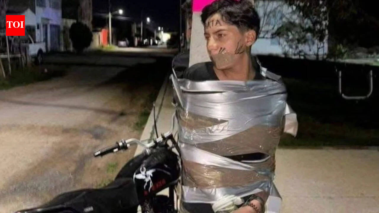 The dark knight of Jalisco: Mexico's 'Batman' hunts motorcycle thieves, leaves them taped to lampposts