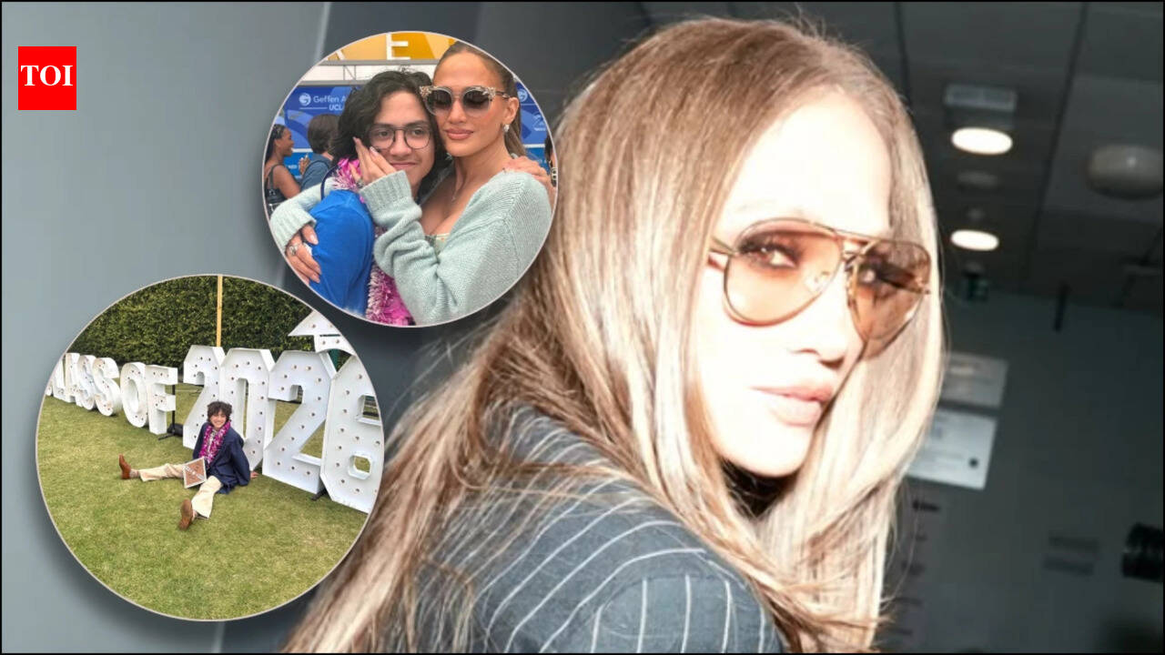 Jennifer Lopez celebrates twins Max and Oskar’s high school graduation with emotional photos: 'They say I’m lucky, I don’t disagree'