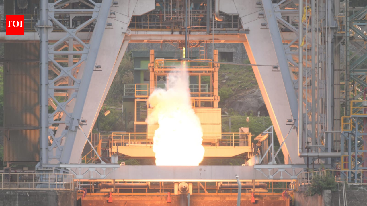 Isro moves step closer to more powerful LVM-3 with key engine test