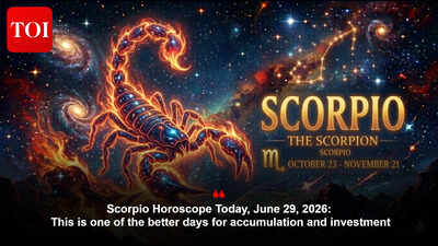 Scorpio Horoscope Today, June 29, 2026: This is one of the better days for accumulation and investment