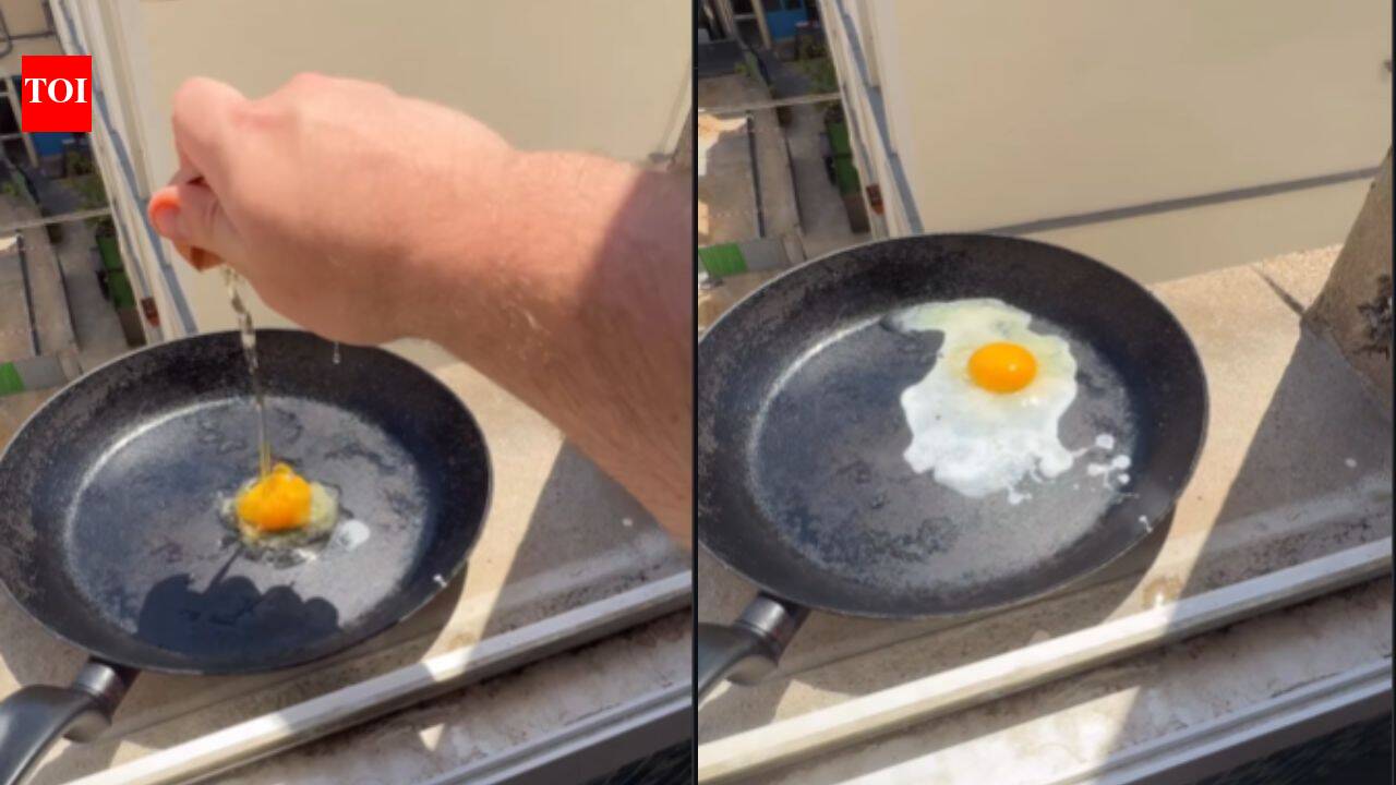 French man’s video cooking omelette in a pan under the sun has internet worried about the future
