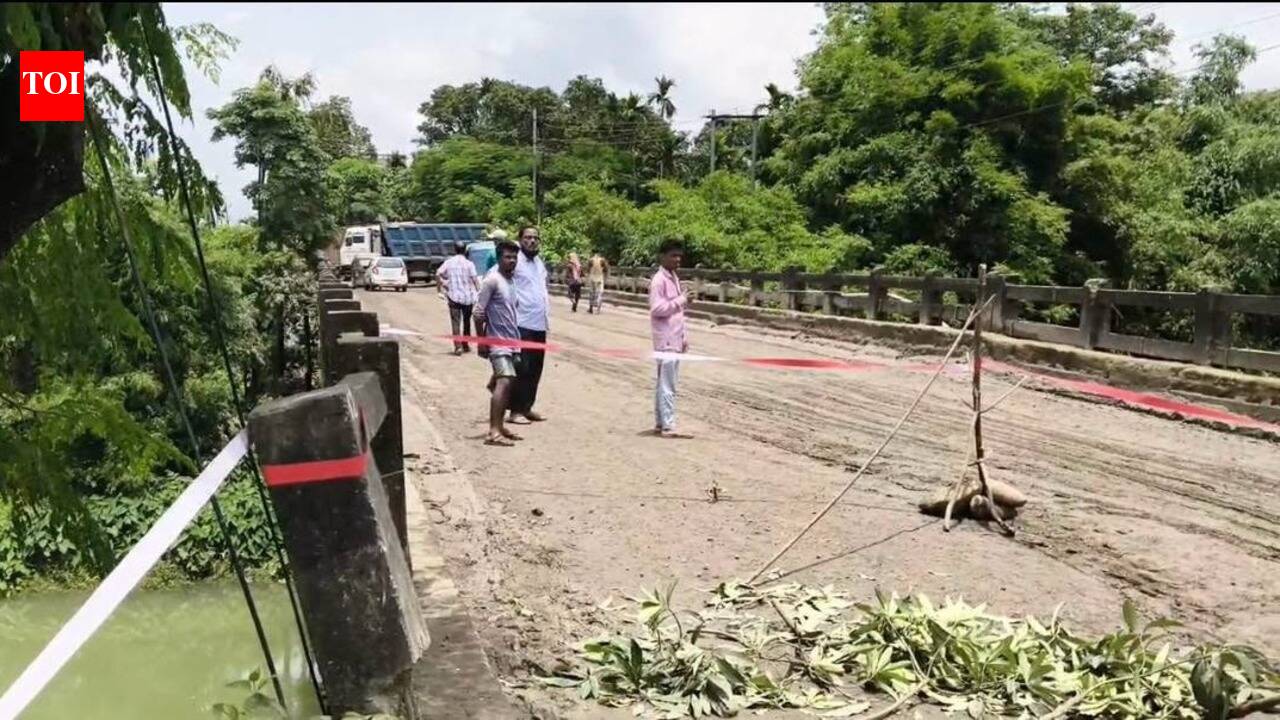 Craters in bridge halt heavy-vehicle traffic on NH-6, disrupt Barak Valley connectivity