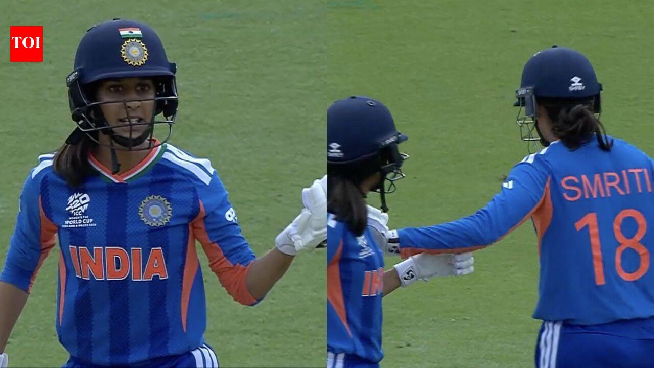 Drama! Smriti Mandhana, Jemimah Rodrigues involved in heated staredown after costly mix-up - Watch