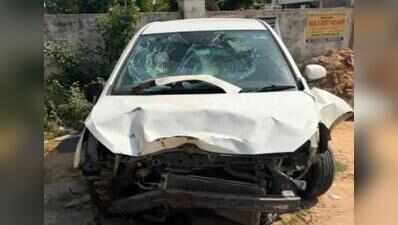 Security guard sleeping on cart run over by speeding car in Jaipur