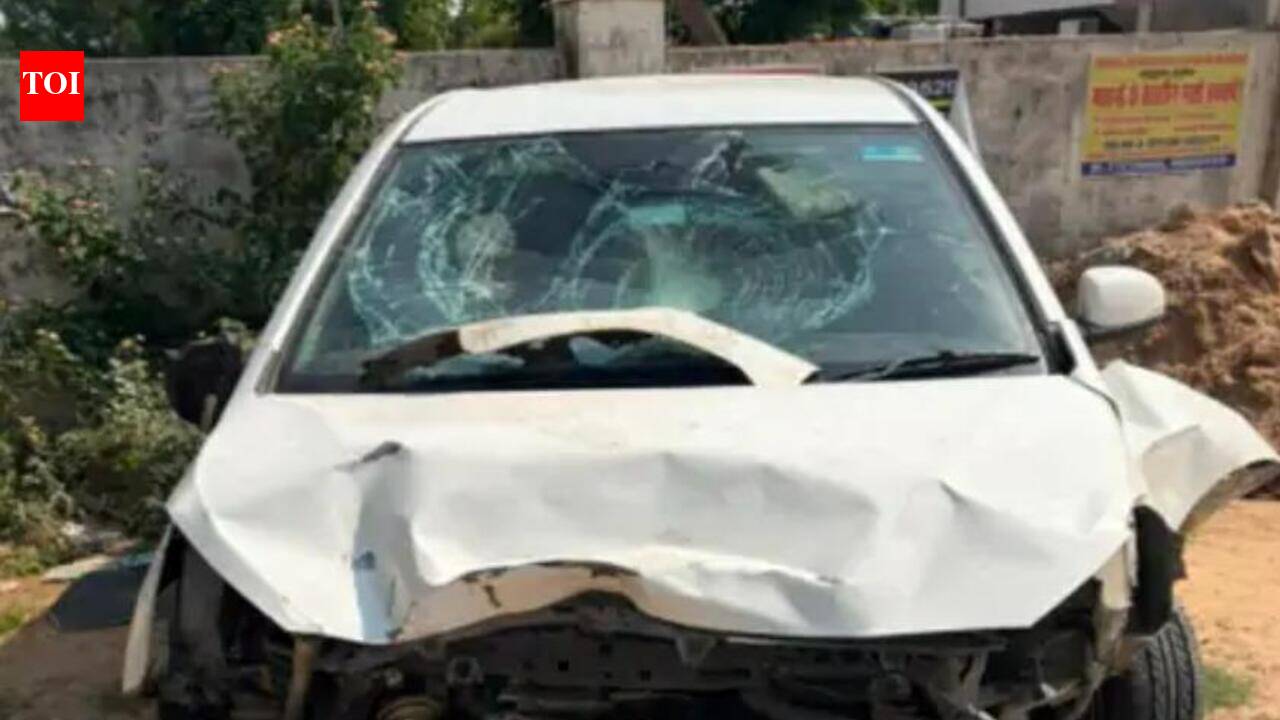 Security guard sleeping on cart run over by speeding car in Jaipur