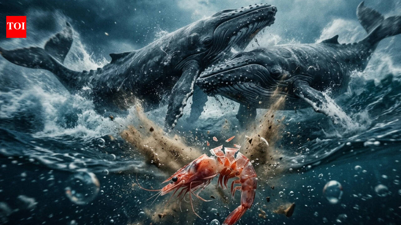 Korean proverb of the day: 'When whales fight, the shrimp’s back gets broken'