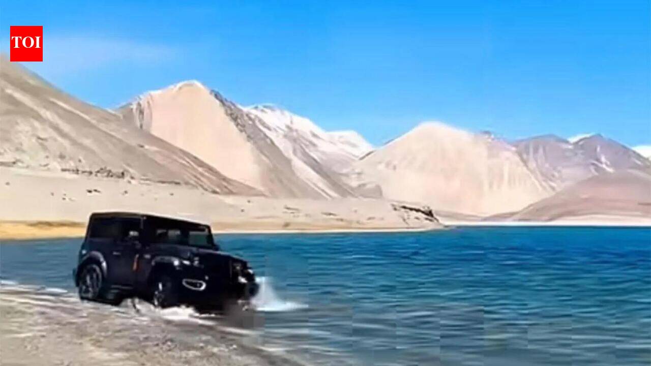 Off-roading is off limits: In a first, Ladakh fines tourists for driving into lake