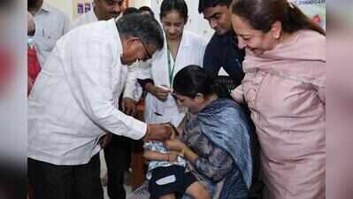 Kataria launches Pulse Polio drive in Sector 22 MIC