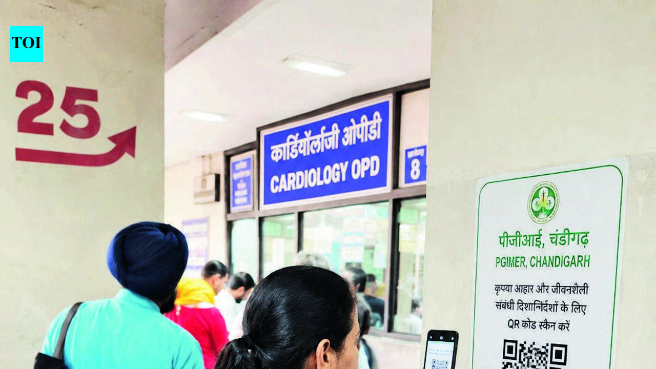 Doctors turn to ‘jugaad’ QR codes, reels to manage OPD crowds at PGI