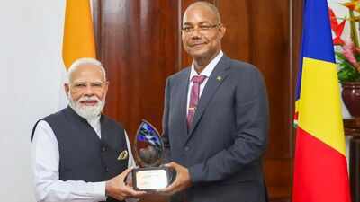 During PM Modi’s visit, India & Seychelles ink pact for extradition, 8 others