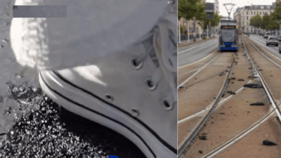  Europe's record heatwave melts roads in France, buckle tram tracks in Germany
