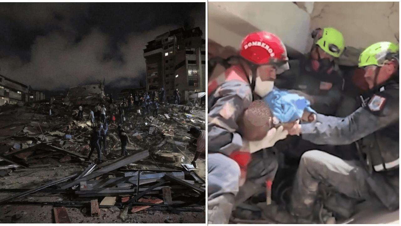 Mother, 9-month-old baby pulled alive from Venezuela earthquake rubble; toll rises to 1,450