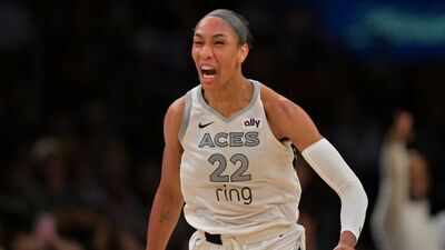  Las Vegas Aces center A'ja Wilson wins Sportswoman of the Year