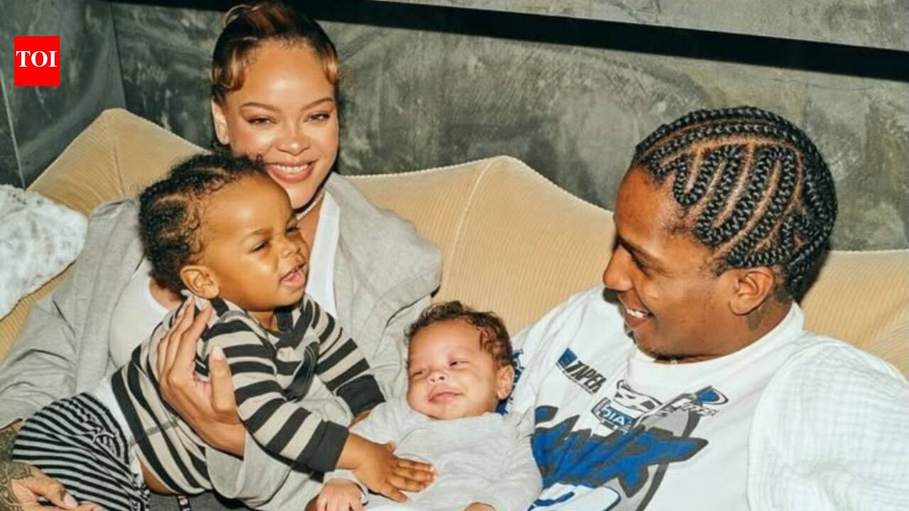 A$AP Rocky gives shout-out to son Riot, 2, at Los Angeles concert as Rihanna holds him: 'Daddy loves you'
