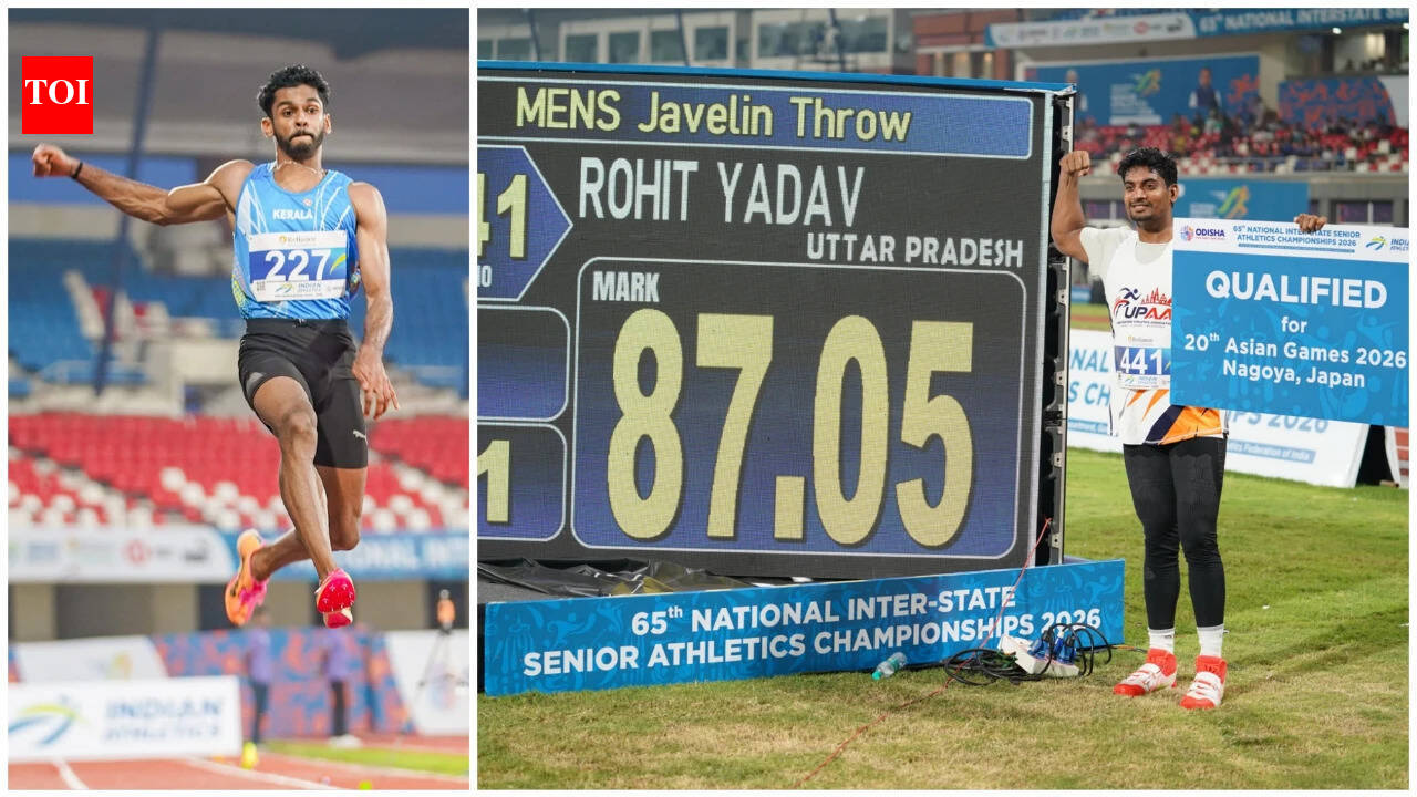 Rohit Yadav's meet record, Murali Sreeshankar’s 8. 38m light up Inter-State finale