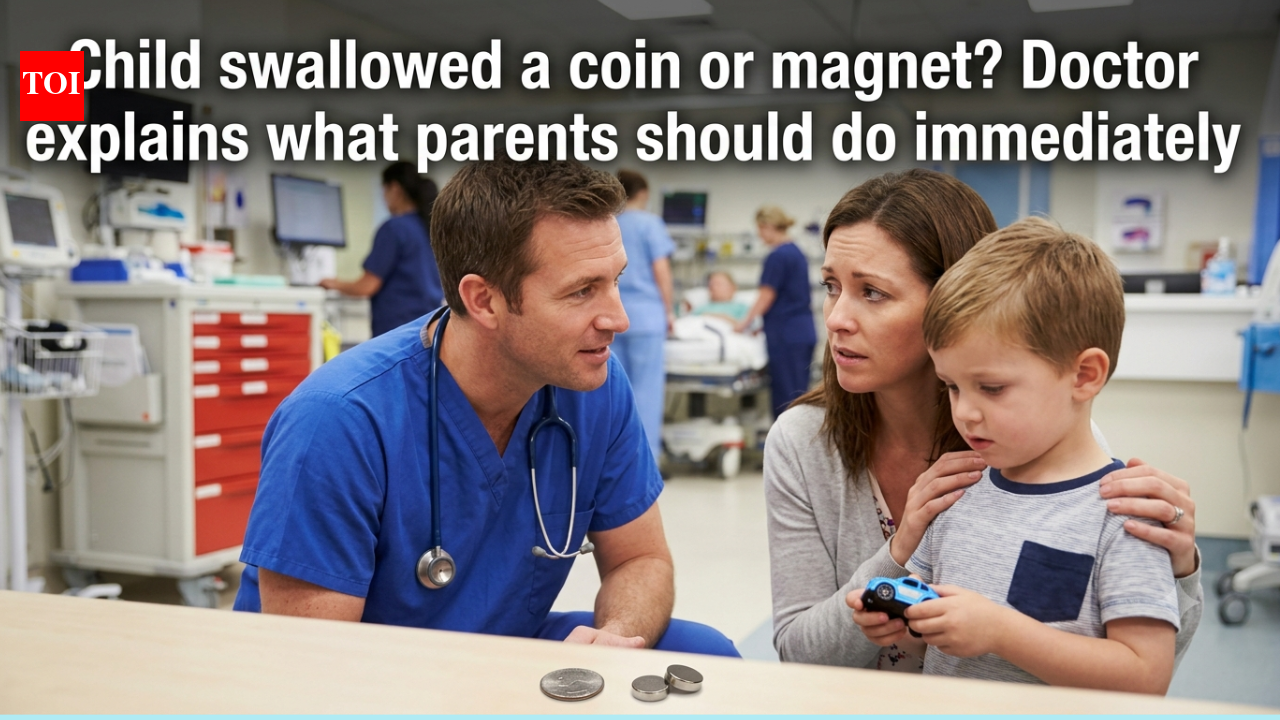 Did your child swallow a coin or magnet? Doctor explains what parents should do immediately