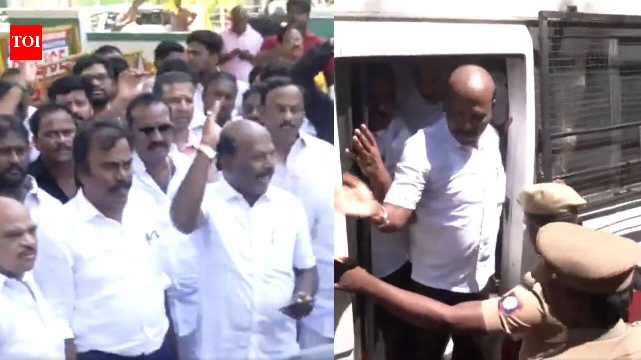 DMK workers detained during protest seeking action against TVK minister Sarathkumar over white powder video row