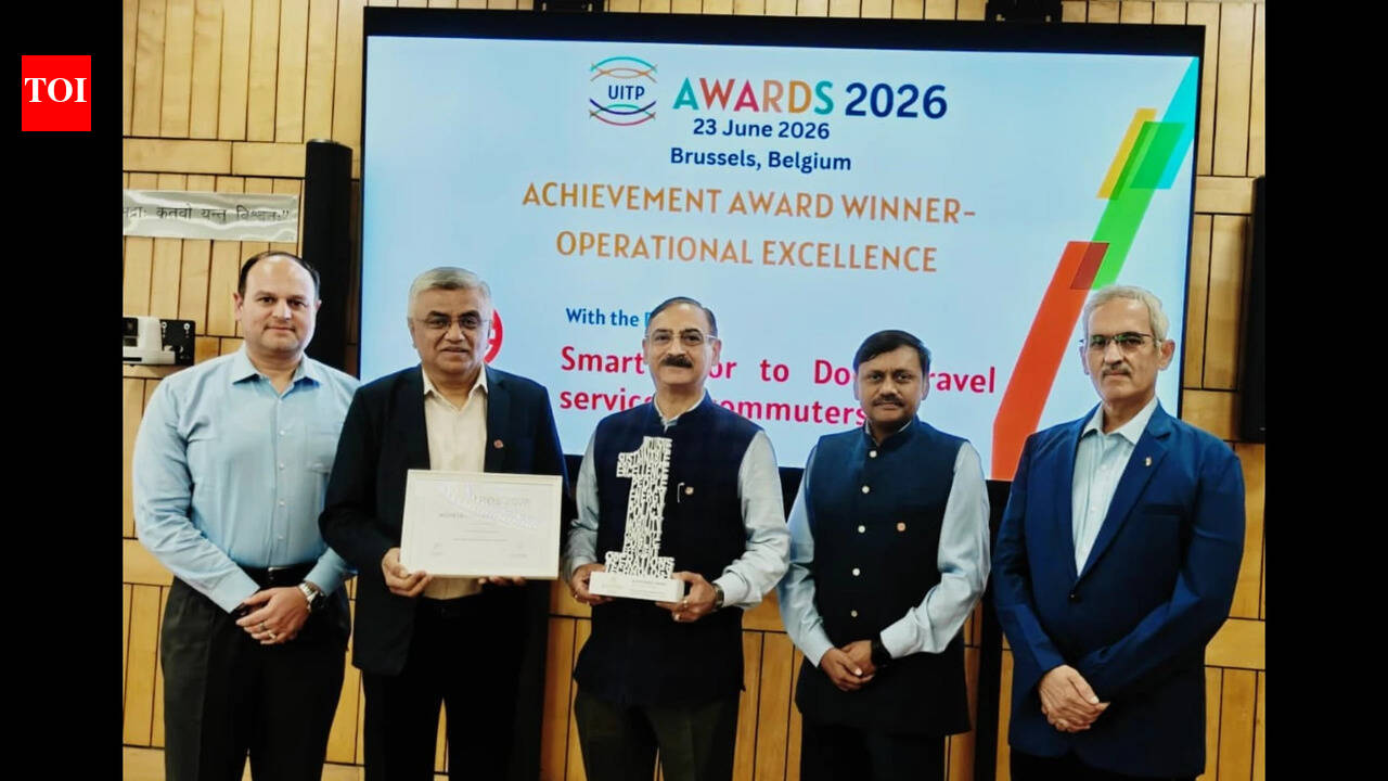 DMRC wins UITP Achievement Award for Operational Excellence