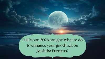 June's Full Moon 2026 tonight: What to do to enhance your good luck on Jyeshtha Purnima?