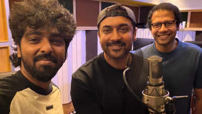 Suriya turns singer for peppy dance number in GV Prakash's music for 'Vishwanath and Sons,' Ken Karunaas' addition excites fans