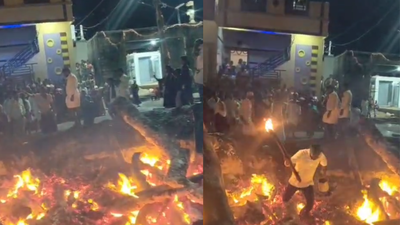 Man dies after falling into fire pit during Muharram celebrations in Karnataka