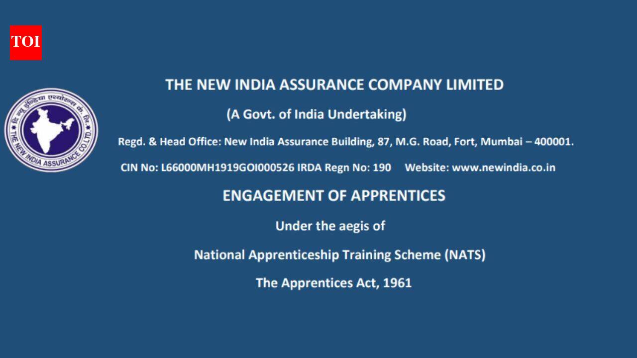 New India Assurance Apprentice Recruitment 2026: Apply for 550 posts; graduates to get Rs 12,300 monthly stipend