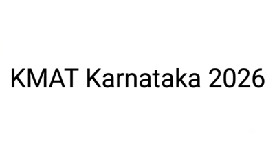 KMAT Karnataka 2026 registration ends tomorrow: Here's how to apply for MBA, MCA