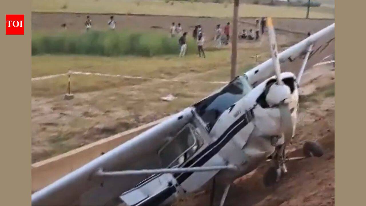 Cessna crash lands near Highway in UP; trainee pilot unhurt