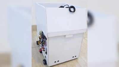Class 12 student builds ‘dustbin’ that collects, sorts waste: Tech behind AI-powered trashcan