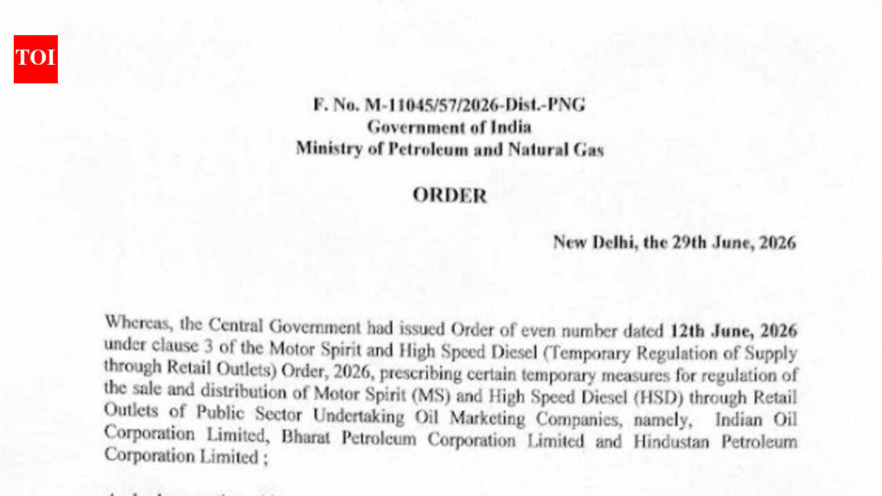 Centre lifts petrol, diesel sale restrictions from July 1 as supply concerns ease