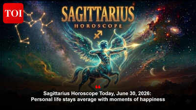 Sagittarius Horoscope Today, June 30, 2026: Personal life stays average with moments of happiness