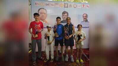 Rajasthan team clinches 5 medals at Eastern Grand Slam Squash in Raipur; Dhairya wins gold; Gauravi, Yuvan take silvers; Divyanshi, Farid secure bronze medals