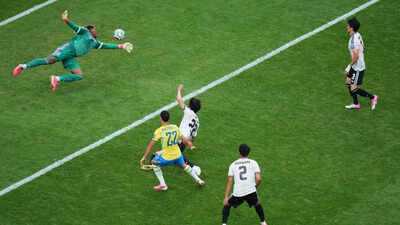  Martinelli’s injury-time winner spares Brazil's blushes against brave Japan in a thriller